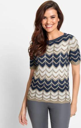 Lady Kurzarmpullover "Pullover"