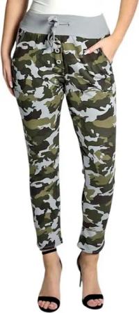 Mississhop Boyfriend-Hose Camouflage Damenhose Militär Hose Jogginghose M.121