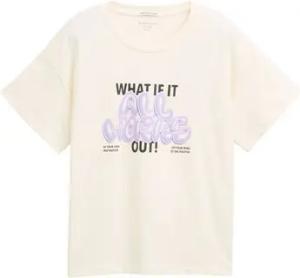 TOM TAILOR T-Shirt Oversize T-Shirt mit Print