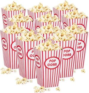 relaxdays Snackschale 576 x Popcorntüten, Pappe