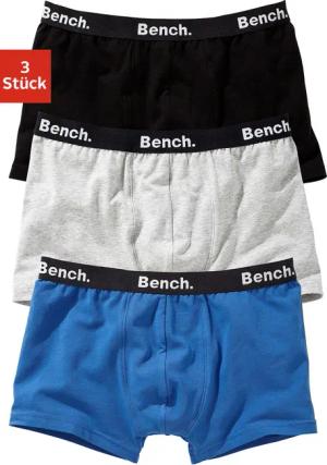 Bench. Boxer "Boxershorts für Jungen", (Packung, 3 St.), mit Logo-Webbund
