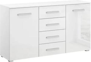 rauch Schubkastenkommode "Sideboard Kommode Kombikommode KOLUNA mit Hochglanzfront", mit 4 Schubkästen und 2 Türen sowie Metallgriffen MADE IN GERMANY