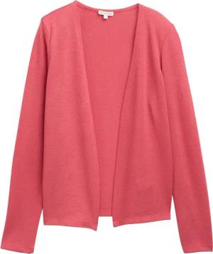 TOM TAILOR Damen Basic Cardigan, rot, Uni, Gr. XXXL
