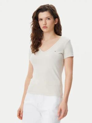 Tommy Jeans T-Shirt Essential DW0DW17385 Beige Slim Fit