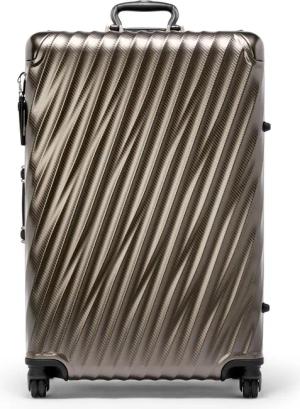 Tumi 19 Degree Aluminium Aufgabekoffer für längere Reisen 77,5 cm + Gratis Hotelgutschein Texture Gunmetal