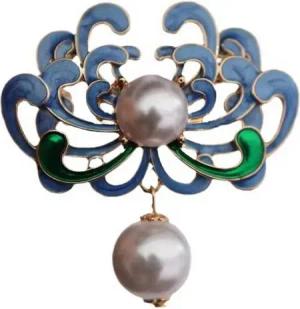 YRIIOMO Brosche Elegante und detailreiche Schwalbenschwanz Brosche mit filigranem (Design und symbolischer Bedeutung – Perfekt für stilvolle Outfits und, Accessoires)