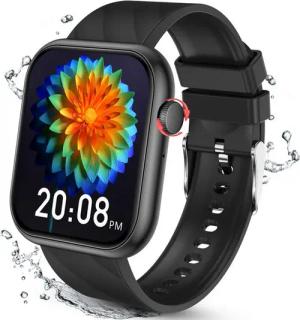 BRAIDOL Smartwatch,Fitness Tracker uhr für Damen Herren mit Telefonfunktion Smartwatch (5 cm/1,96" HD Voll Touchscreen Zoll) IP67 Wasserdicht Fitness Uhr, Pulsmesser, Frauengesundheit,Schlaftracking, Kalorienverbrauch