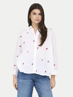 ONLY Hemd 15283743 Weiß Box Fit