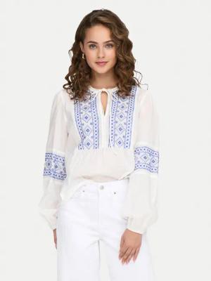 JDY Bluse Lulu 15345478 Weiß Regular Fit