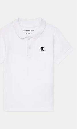 Calvin Klein Jeans Poloshirt Summer IN0IN00170 Weiß Regular Fit