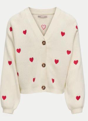 Kids ONLY Strickjacke Dana 15341330 Beige Regular Fit