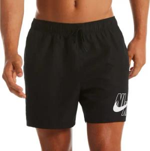 Nike - Logo Lap 5' Volley Badeshorts Herren schwarz