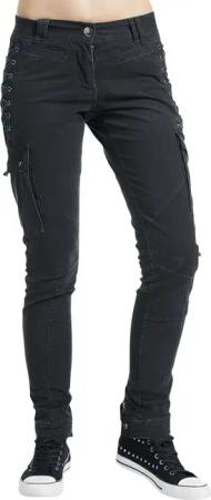 Brandit Jeans - Midnight Bondage - W27L30 bis W28L30 - für Damen - Größe W27L30 - schwarz