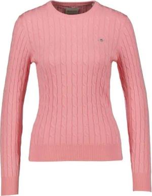 Gant Strickpullover Damen Strickpullover mit Zopfmuster (1-tlg)