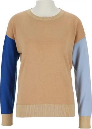 halsüberkopf Accessoires Strickpullover Color Block aus hochwertigem Baumwoll-/Kaschmirmix