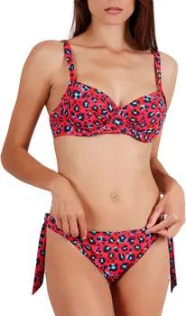 Admas Bikini 2-teiliges Bikini-Set mit Armatur Hot Skin rot