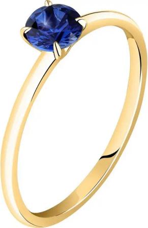 Live Diamond Diamantring, Saphir, Lab Grown