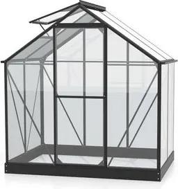 Vitavia Gewächshaus Triton 2500 ESG 3 mm Pergart Stahlfundamentrahmen