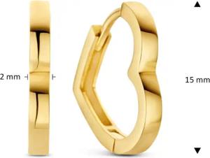 Jackie Gold Ohrringe - Creolen - Gr. unisize - in Gold - für Damen