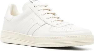 Tom Ford Low-Top Sneaker - White Leather Sneakers - Gr. 7 - in Weiß - für Damen