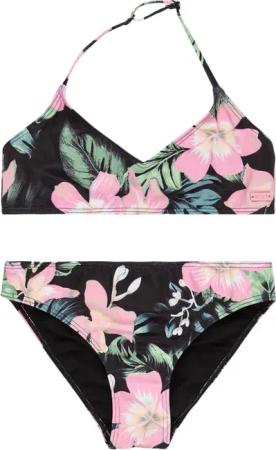 Roxy - Shadow Floral Brasic Bikini Mädchen anthracite shadow coral