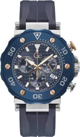 Guess Collection Quarzuhr Gc DiverCode Chrono, (1-tlg), Quarz-Chronographenuhr