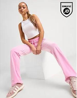 JUICY COUTURE Diamante Rib Tank Top - Damen, weiss