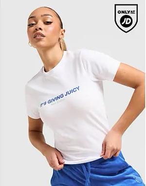JUICY COUTURE Giving Juicy T-Shirt - Damen, White
