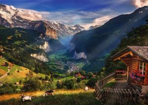 Trefl GmbH Puzzle Lauterbrunnental, Schweiz, Puzzleteile