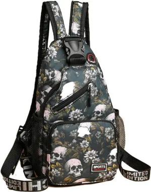 Einkaufszauber Daypack Designer Daypack Skull Totenkopf Rucksack Backpack
