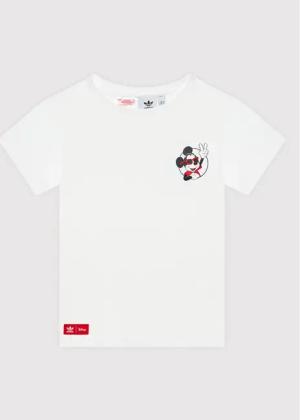 adidas T-Shirt Disney Mickey And Friends HF7576 Weiß Regular Fit