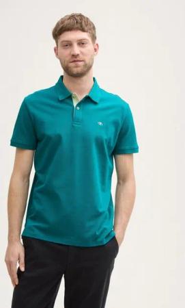 TOM TAILOR Poloshirt Piqué Poloshirt aus Baumwolle