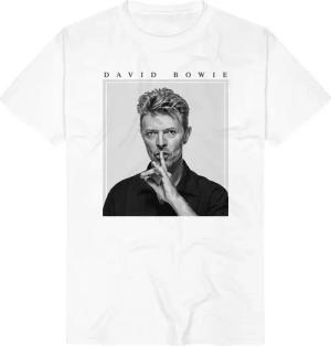 David Bowie T-Shirt - Photo - S bis XXL - für Männer - Größe S - weiß - Lizenziertes Merchandise!