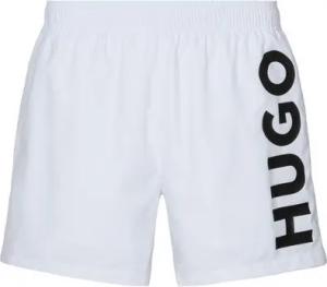 HUGO Badeshorts ABAS seitlich mit großem HUGO Logo-Print