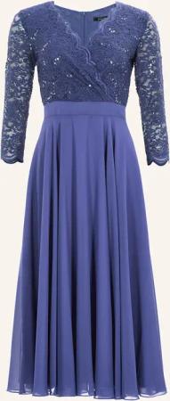SWING Cocktailkleid mit 3/4-Arm und Spitze