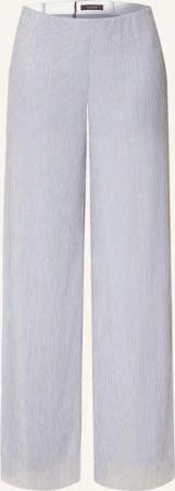 Vera Mont Marlenehose mit Glitzergarn und Plissees