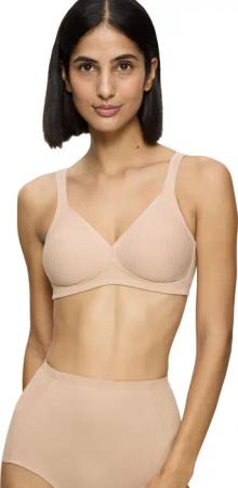 Triumph Bügelloser BH "Modern Soft+Cotton N", mit dezenten Streifen