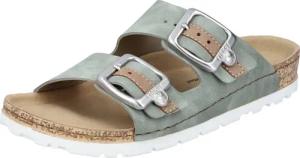 Rieker Pantolette, Sommerschuh, Schlappen mit verstellbaren Schnallen