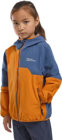 Jack Wolfskin Outdoorjacke "TURBULENCE HOODED JKT K", mit Kapuze