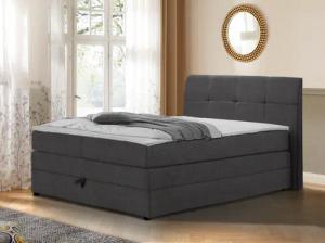 Home affaire Boxspringbett "Finja", besonders komfortable Liegehöhe, mit praktischem Bettkasten