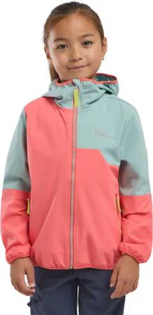 Jack Wolfskin Outdoorjacke "TURBULENCE HOODED JKT K", mit Kapuze