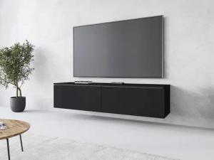 INOSIGN Lowboard "LOWBOARD D, wahlweise mit oder ohne Beleuchtung", modernes TV-Board ohne Griffe, mit viel Stauraum,stehend und hängend
