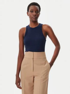 Tommy Hilfiger Top WW0WW38635 Dunkelblau Slim Fit