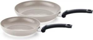 Fissler Pfannen-Set Ceratal® Classic Set 2tlg Pfanne 24cm+28cm, Aluminium (Set, 2-tlg., Pfanne 24 cm + Pfanne 28 cm), ceratal Beschichtung,cookstar Allherdboden, Made in Germany