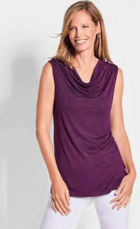 GOLDNER Shirttop Wasserfalltop