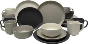 Kevoli home Kombiservice sand Steingut 1 tlg.