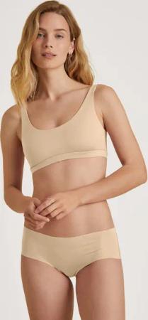 CALIDA Natural Skin Seamless-Panty, low cut, Cradle to Cradle Certified®für Damen, XS, Beige, Wie eine zweite Haut - nahtlos bequem
