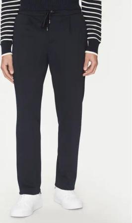 Tommy Hilfiger Stoffhose Punto MW0MW39197 Dunkelblau Regular Fit