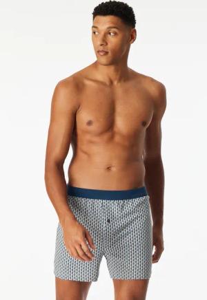 Boxershorts Organic Cotton gemustert silber - Comfort Fit 14