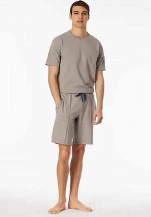 Hose kurz Sweat-Qualität clay - Mix+Relax 50